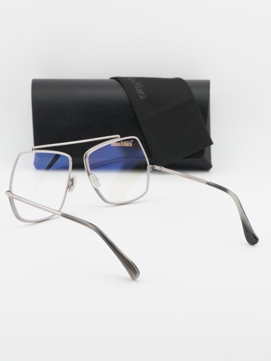 Max Mara MM5118-B 014 Square Eyeglasses - Silver 58mm main image 7